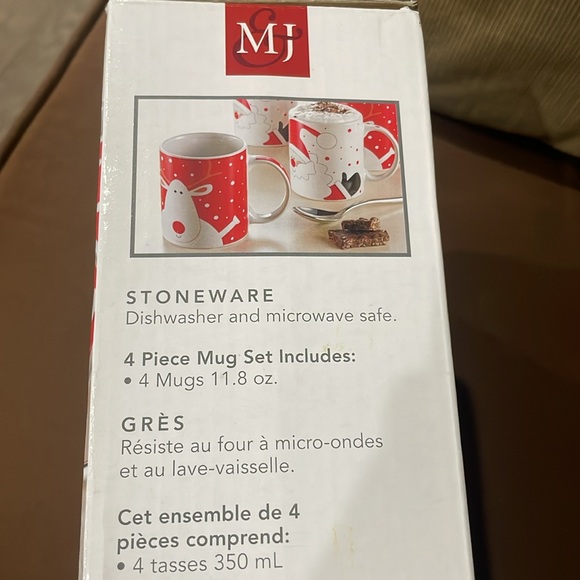 Mayfair & Jackson 4-Piece Holiday Mug Set - Brand New with Tags! - Picture 11 of 13